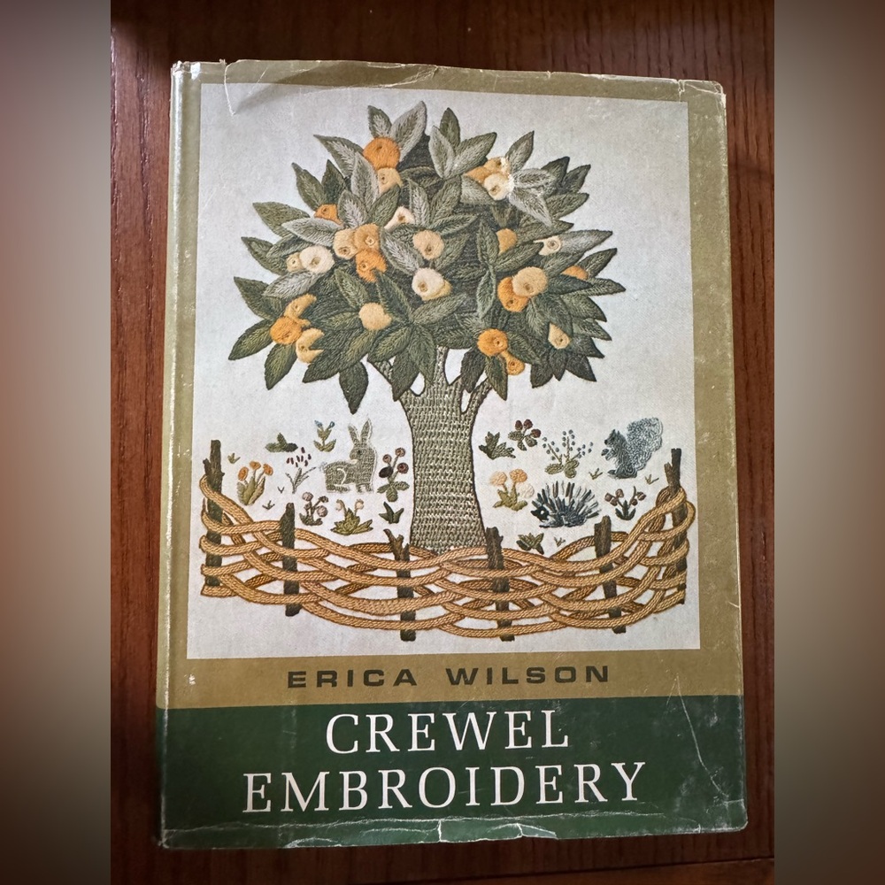 Erica Wilson Crewel Embroidery Book